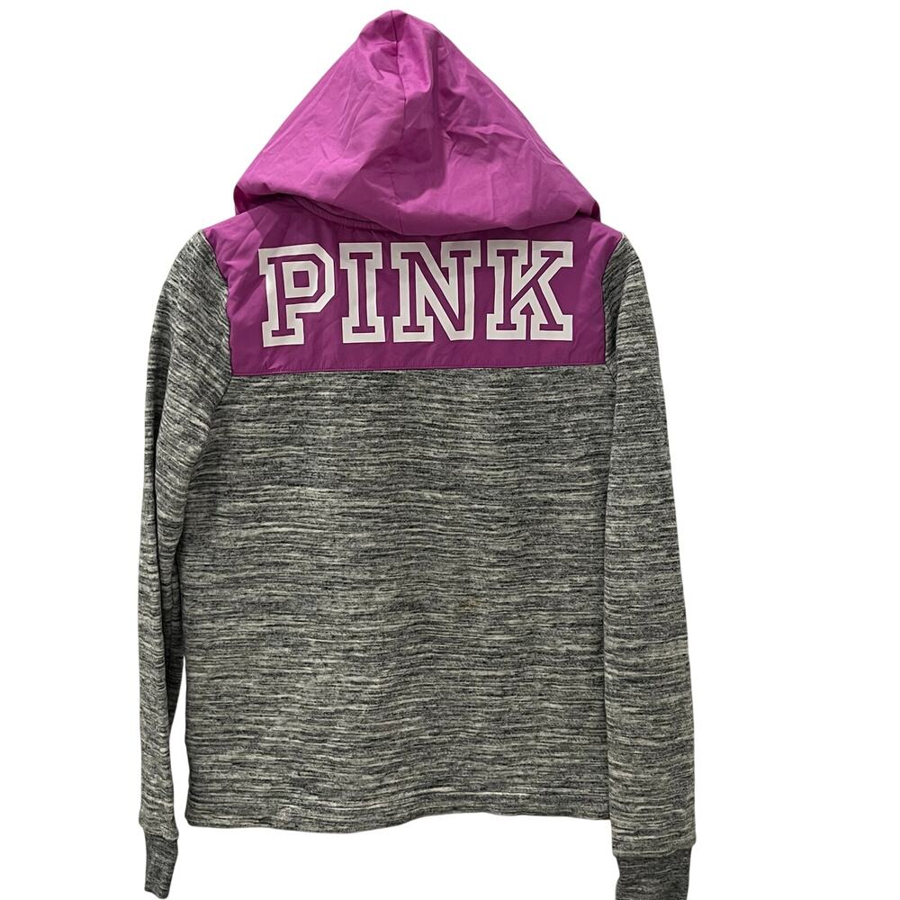 Victoria's Secret PINK Women's XS Quarter Zip Pullover Hoodie Sweatshirt